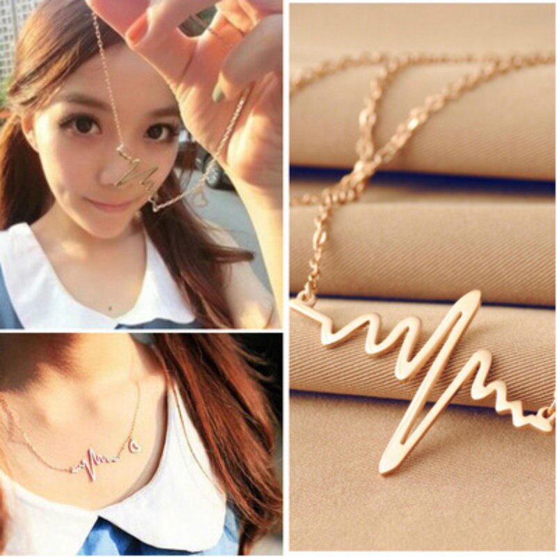 Wave Heart Necklace