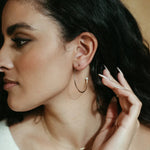 Load image into Gallery viewer, Dreamer large gold and pearl earrings
