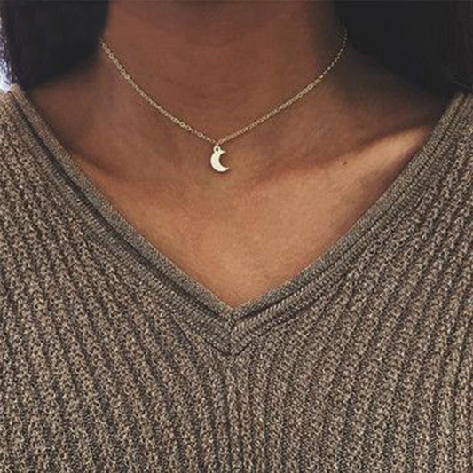 Moon Pendant Necklace