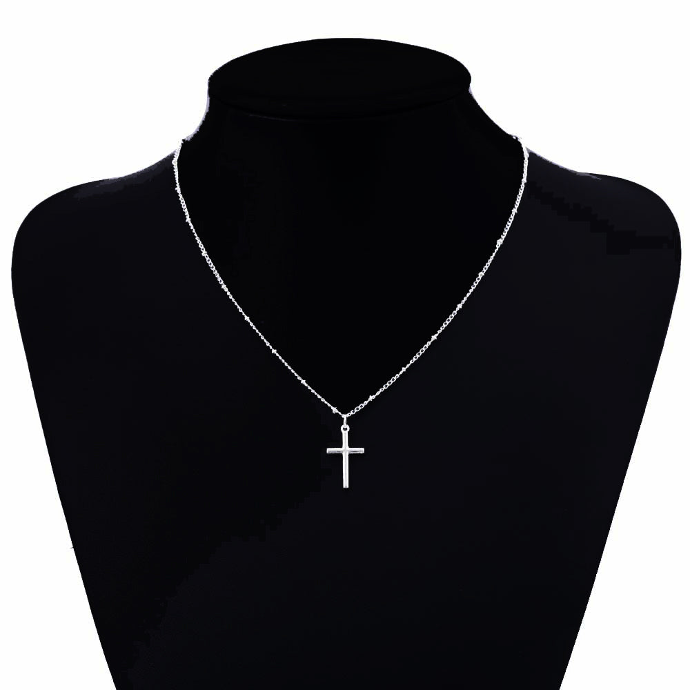 Summer Gold Chain Cross Necklace