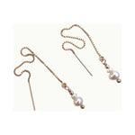 Load image into Gallery viewer, Celestial pull through earrings
