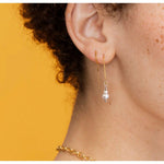 Load image into Gallery viewer, Celestial pull through earrings
