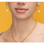 Load image into Gallery viewer, Celestial pull through earrings
