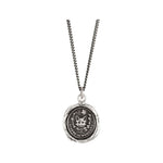 Load image into Gallery viewer, Live in the Moment silver talisman
